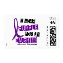 I Wear Purple For My Daughter 37 Epilepsy Stamps