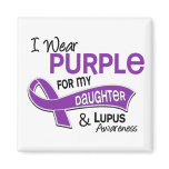 I Wear Purple For My Daughter 42 Lupus Refrigerator Magnets