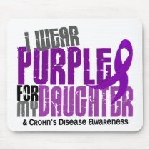 I Wear Purple For My Daughter 6 Crohn’s Disease Mouse Pads