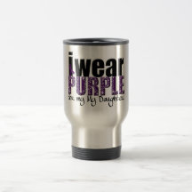 I Wear Purple For My Daughter Mug