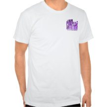 I Wear Purple For My Father 6.4 Cystic Fibrosis Shirts