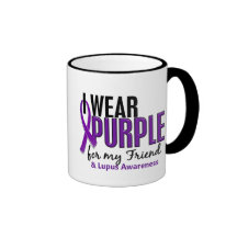 I Wear Purple For My Friend 10 Lupus Mug