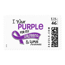 I Wear Purple For My Girlfriend 42 Lupus Postage