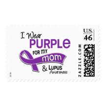 I Wear Purple For My Mom 42 Lupus Stamps