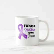 I Wear Purple For My Mom Coffee Mugs
