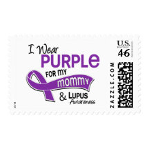 I Wear Purple For My Mommy 42 Lupus Stamp