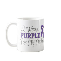 I Wear Purple For My Nephew (Purple Ribbon) Coffee Mugs