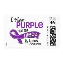 I Wear Purple For My Niece 42 Lupus Stamps