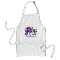 I Wear Purple For My Sister 10 Epilepsy Aprons