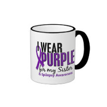 I Wear Purple For My Sister 10 Epilepsy Coffee Mugs