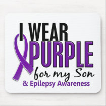 I Wear Purple For My Son 10 Epilepsy Mousepads