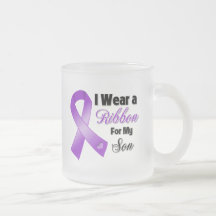 I Wear Purple For My Son Coffee Mug