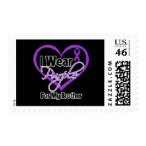 I Wear Purple Heart Ribbon - Brother Stamps