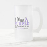 I Wear Purple With An Attitude To Win Coffee Mug