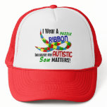 I Wear Puzzle Ribbon For My Son 33 AUTISM T-Shirts hats
