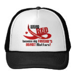 I Wear Red For My Friend's Heart 33 Mesh Hat
