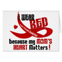 I Wear Red For My Mom 's Heart 33 Cards
