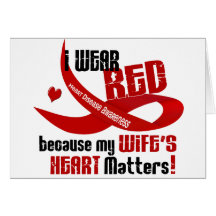 I Wear Red For My Wife 33 Cards