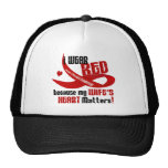 I Wear Red For My Wife 33 Mesh Hat