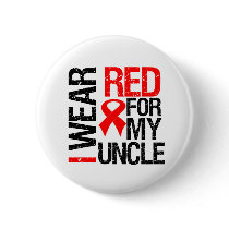 I Wear Red Ribbon For My Uncle Pins