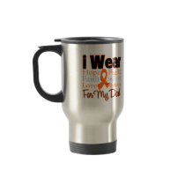 I Wear Ribbon Collage Dad - Leukemia Coffee Mug