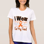 I Wear Ribbon Collage Friend - Leukemia T Shirts