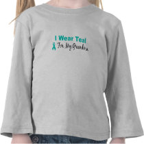 I Wear Teal For My Grandma T Shirt