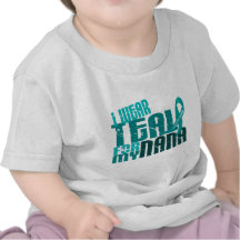 I Wear Teal For My Nana 6.4 Ovarian Cancer Shirt