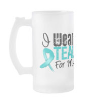 I Wear Teal Ribbon For Me Coffee Mugs