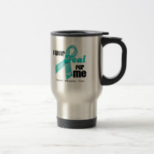I Wear Teal Ribbon For Me Mug