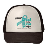 I Wear Teal Ribbon For My Granddaughter Trucker Hats