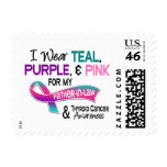 I Wear Thyroid Cancer Ribbon For My Father-In-Law Postage