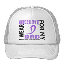 I Wear Violet Dad 46 Hodgkin's Lymphoma Hats