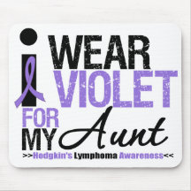 I Wear Violet For My Aunt Mouse Mats
