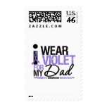 I Wear Violet For My Dad stamps