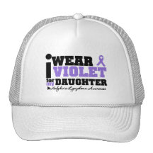 I Wear Violet For My Daughter Hodgkins Lymphoma Hats