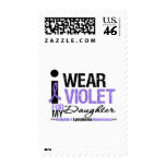 I Wear Violet For My Daughter stamps