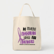 I Wear Violet For My Sister 37 Hodgkin’s Lymphoma Bags