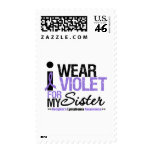 I Wear Violet For My Sister stamps