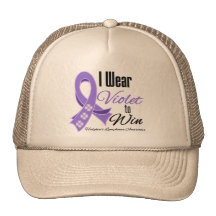 I Wear Violet To Win - Hodgkin's Lymphoma Hats