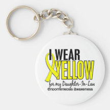 I Wear Yellow For Daughter-In-Law 10 Endometriosis Key Chains