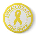 I Wear Yellow For Hope buttons