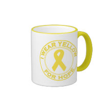 I Wear Yellow For Hope Mugs