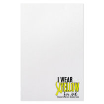 I Wear Yellow For Me 10 Endometriosis Stationery Design