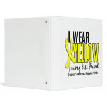 I Wear Yellow For My Best Friend 10 Endometriosis 3 Ring Binder
