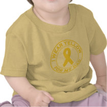 I Wear Yellow For My Dad t-shirts
