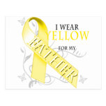 I Wear Yellow for my Father Postcard