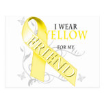 I Wear Yellow for my Friend Post Cards
