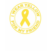 I Wear Yellow For My Friend t-shirts