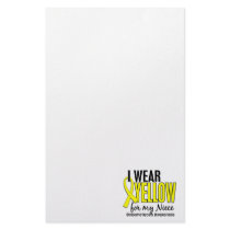 I Wear Yellow For My Niece 10 Endometriosis Stationery Paper